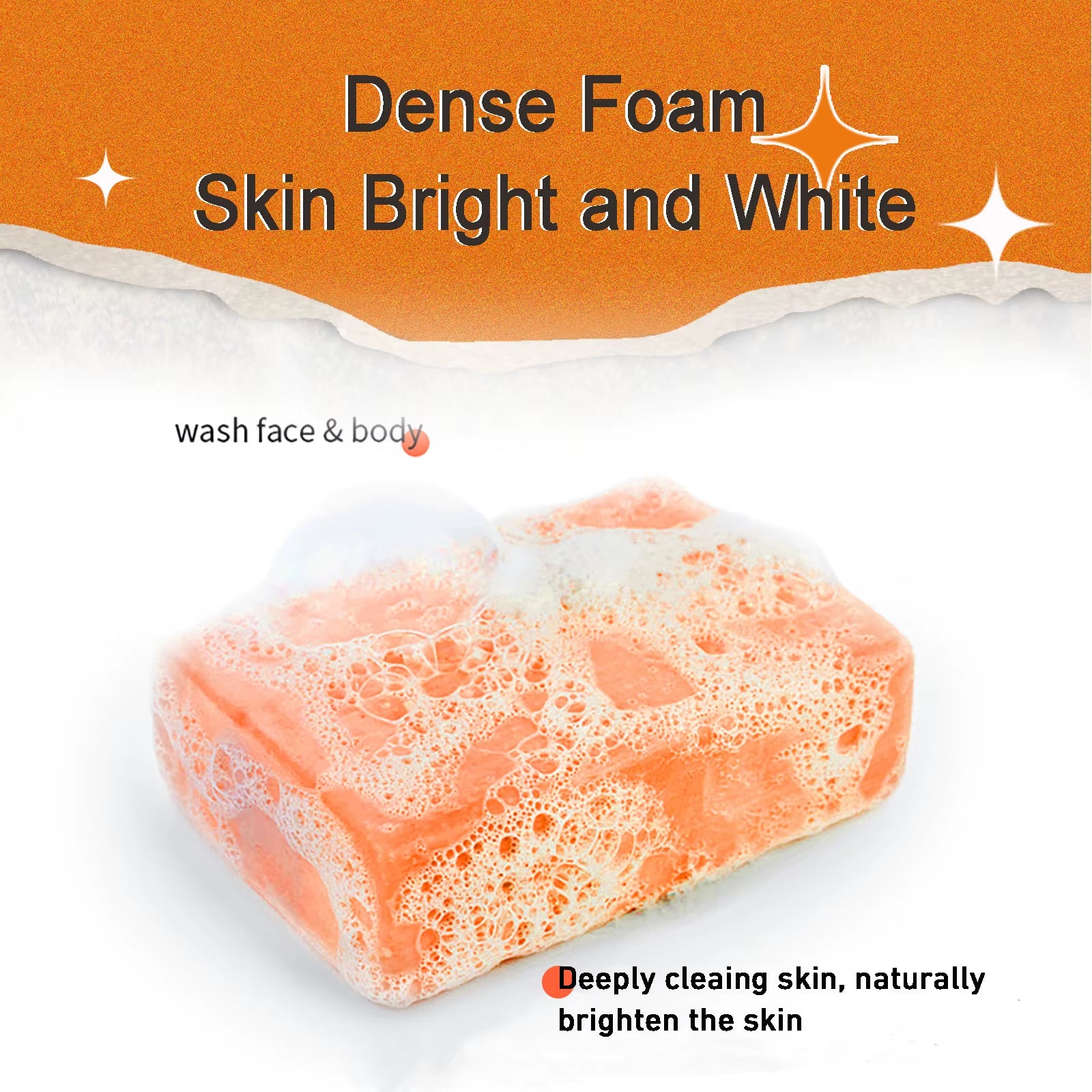 Skin Brightening Soap -Organic Papaya Soap for Radiant Skin, Clean Stains, Improves Dull Skin, Face & Body & Hands