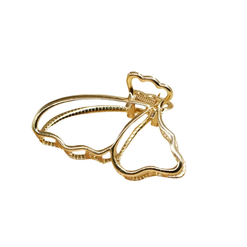 Fashion Simple Gold Hair Claw Clip Butterfly Geometric Elegant Hair Clip Claw Clamp for Girls Headwear Women Hair Accessories