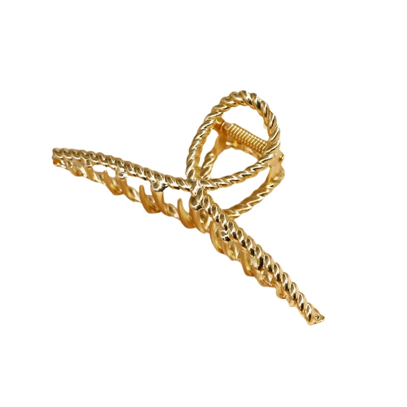 Fashion Simple Gold Hair Claw Clip Butterfly Geometric Elegant Hair Clip Claw Clamp for Girls Headwear Women Hair Accessories